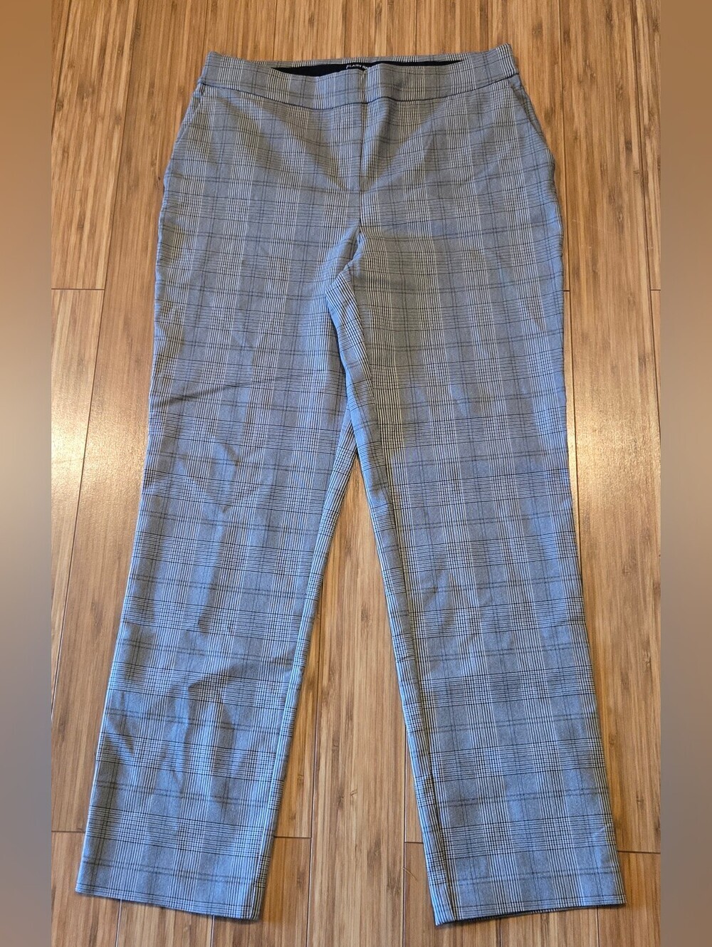 Hilary Radley Plaid Straight Women's Pants